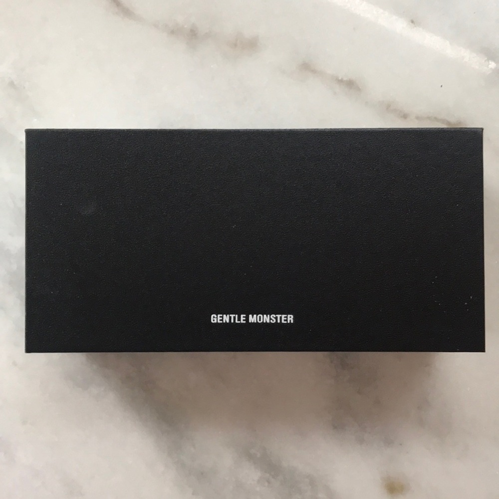 Pristine Gentle Monster Sunglasses Empty Box, Leather Case with tags